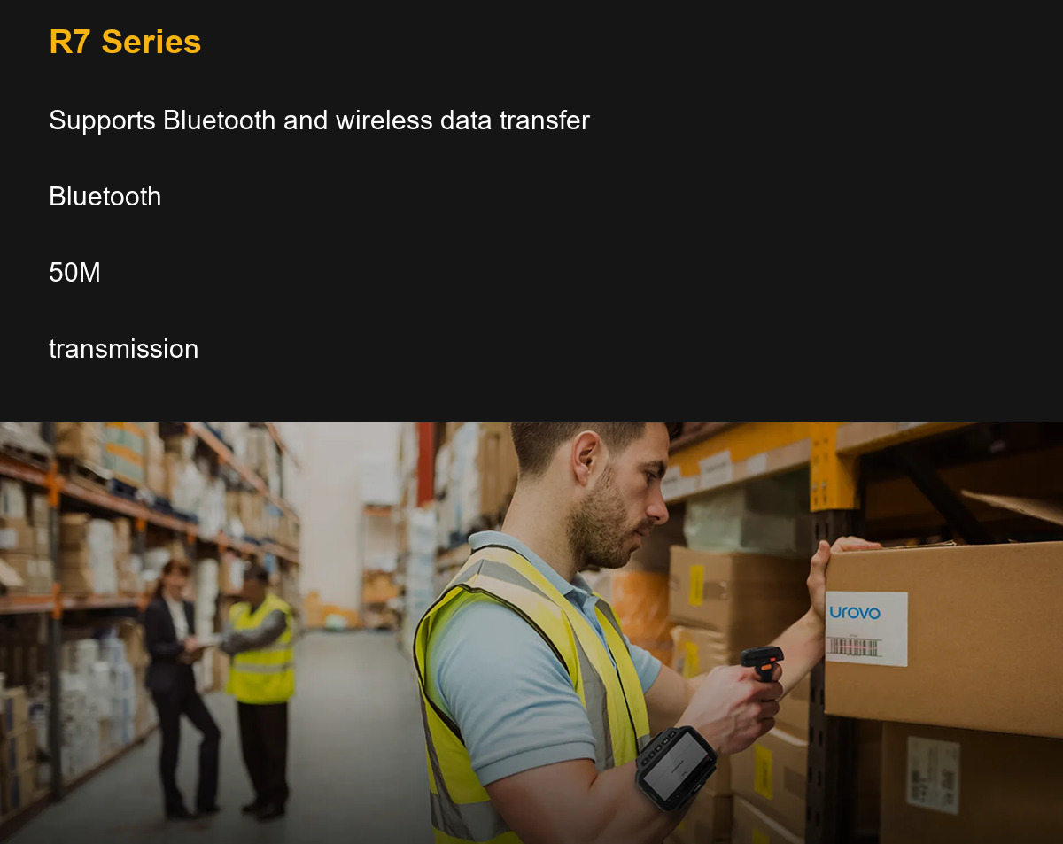 R7 Series Supports Bluetooth and wireless data transfer