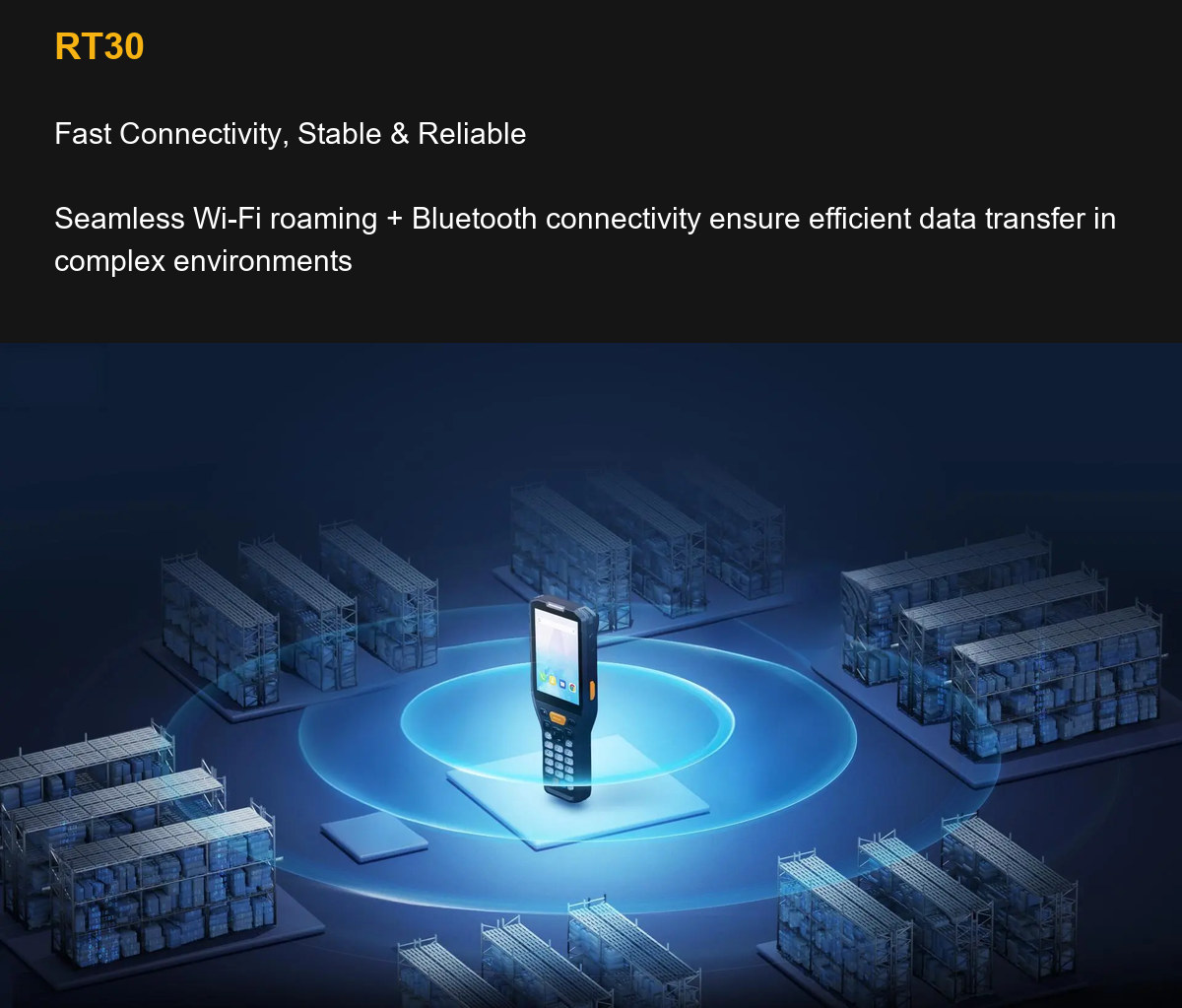 RT30 Fast Connectivity, Stable & Reliable