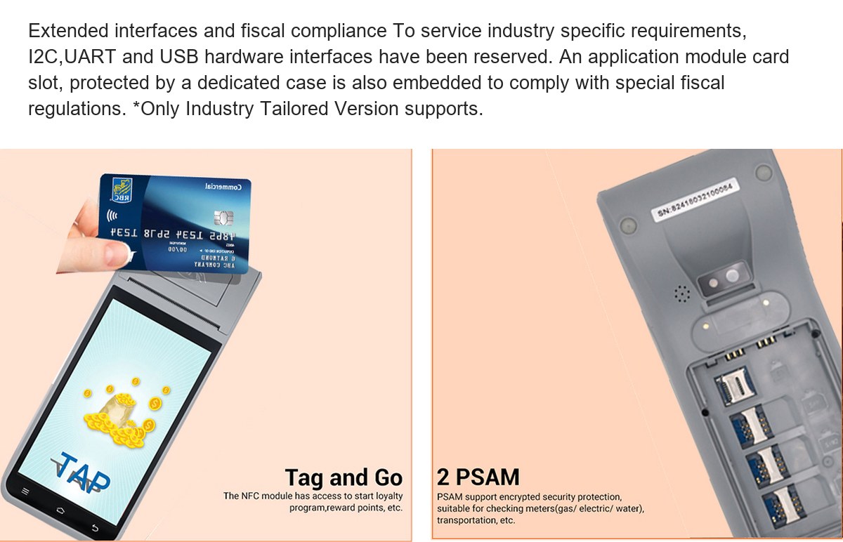 RUGGEDMASTER S80 pos terminals feature illustration