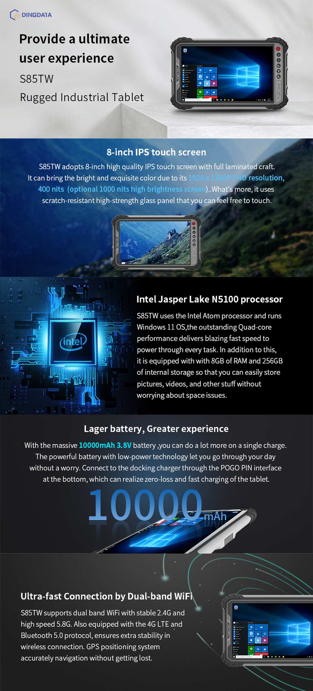 RUGGEDMASTER S85TW feature details 1