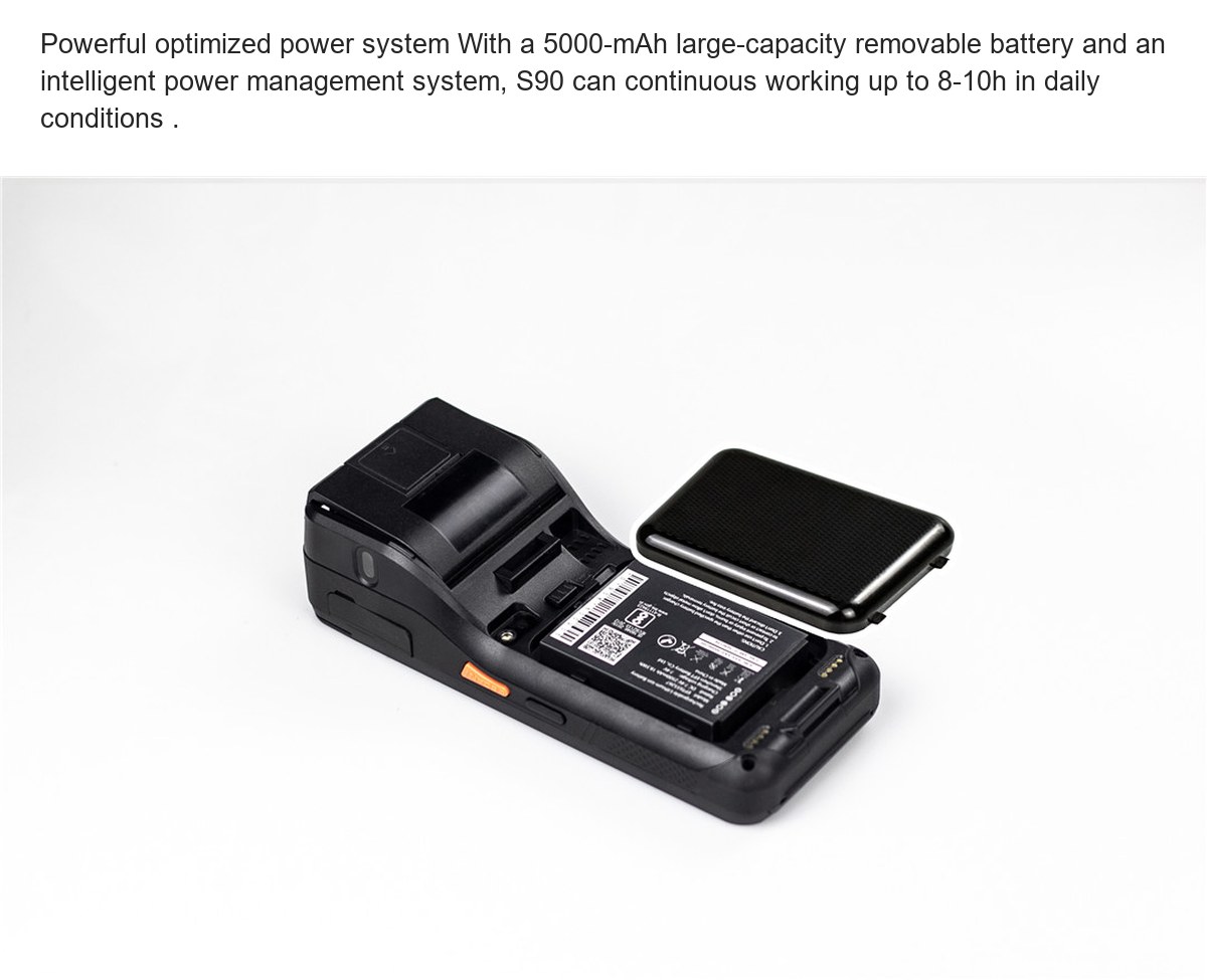 RUGGEDMASTER S90 pos terminals feature illustration