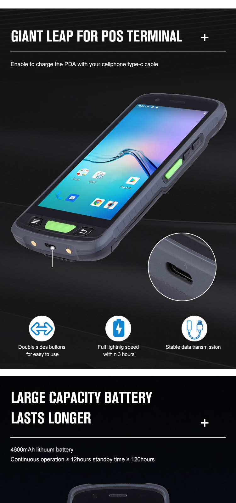 RUGGEDMASTER V9000P specification diagram