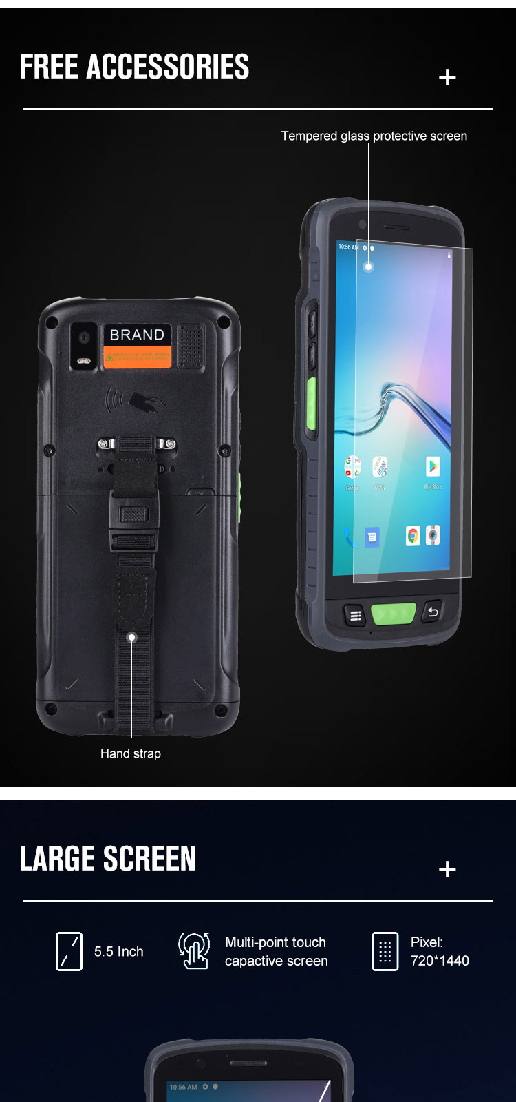 RUGGEDMASTER V9000P specification diagram