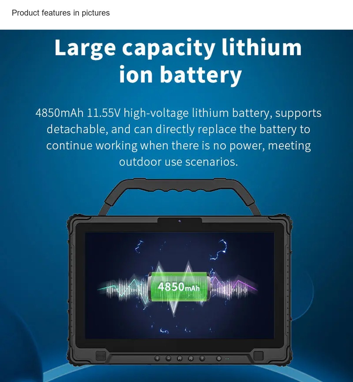 RUGGEDMASTER X14T rugged tablets feature illustration