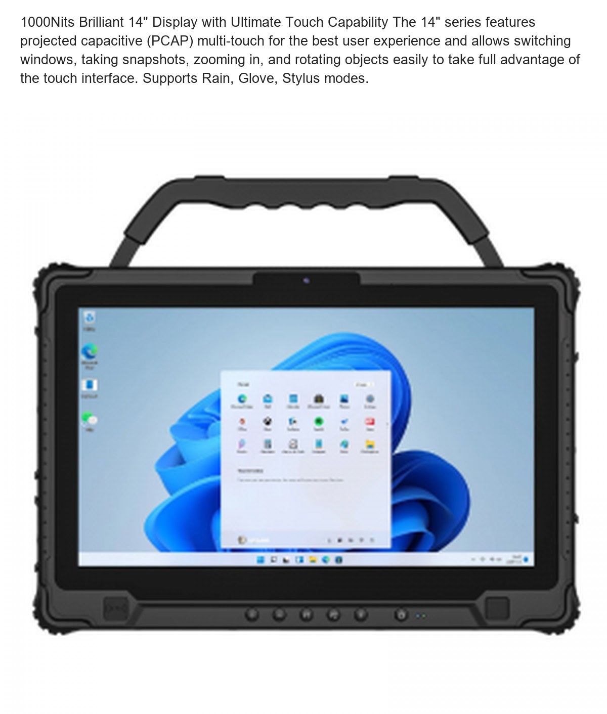 RUGGEDMASTER X14T rugged tablets feature illustration
