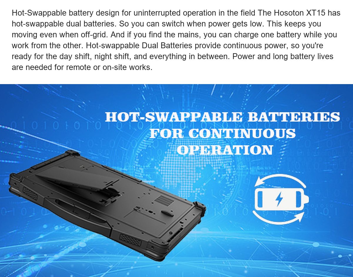 RUGGEDMASTER XT15 rugged laptops feature illustration