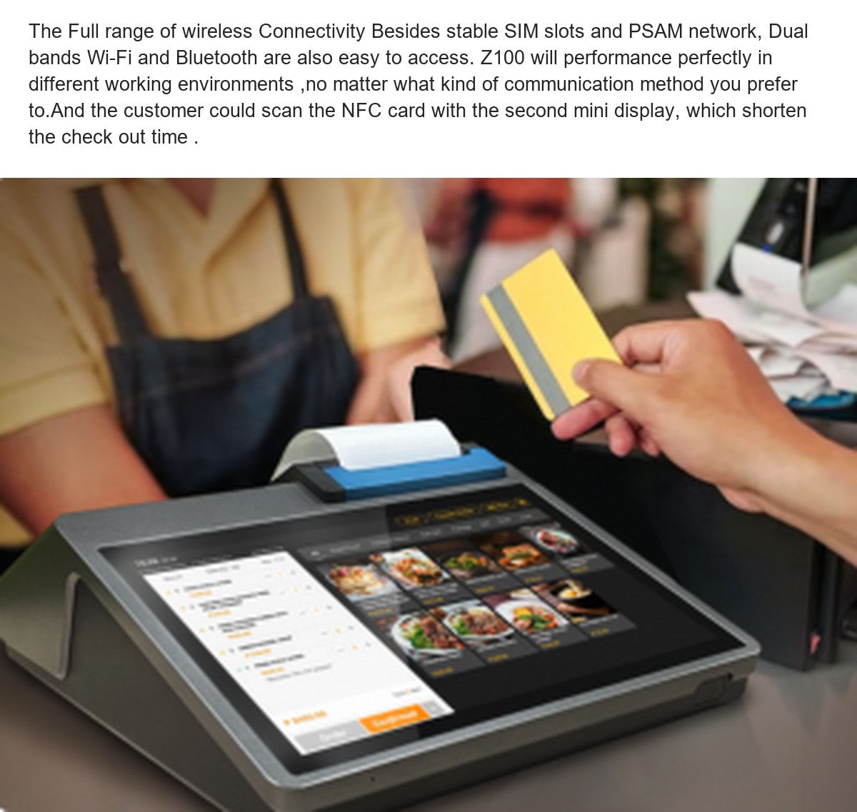 RUGGEDMASTER Z100 pos terminals feature illustration