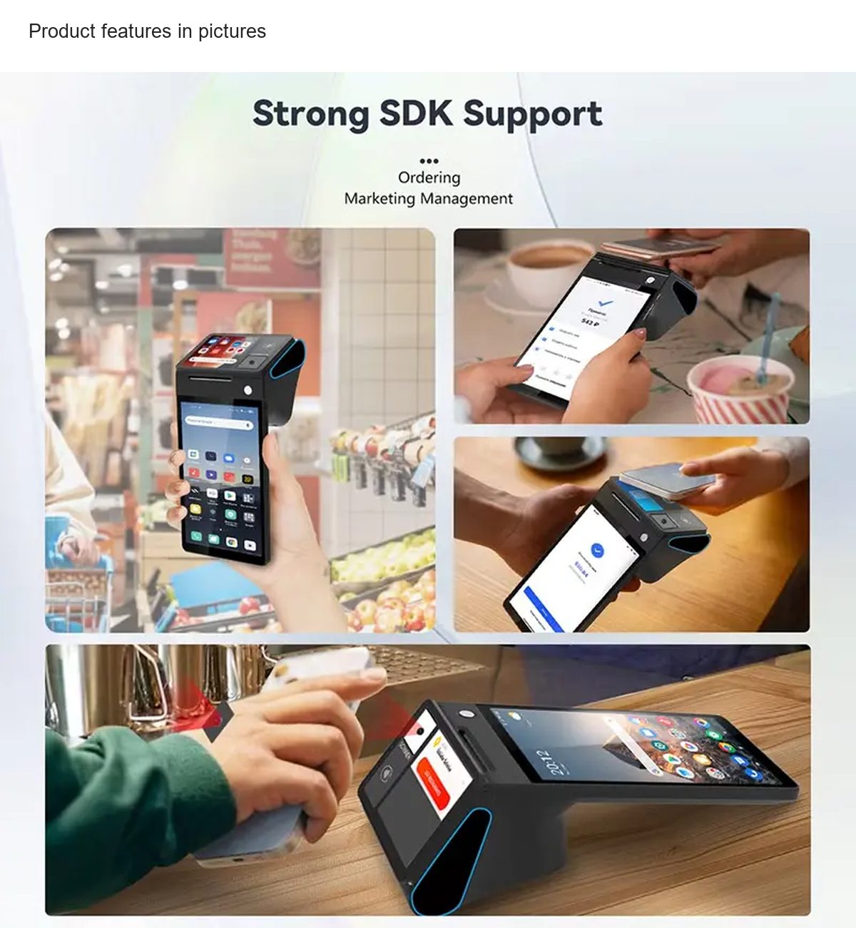 RUGGEDMASTER Z108 pos terminals feature illustration