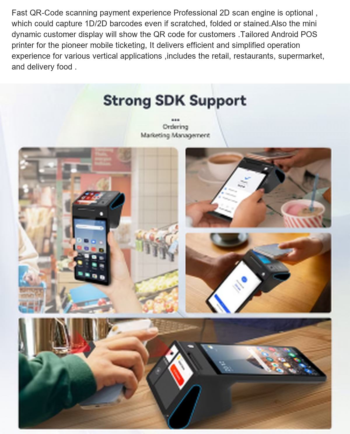 RUGGEDMASTER Z108 pos terminals feature illustration
