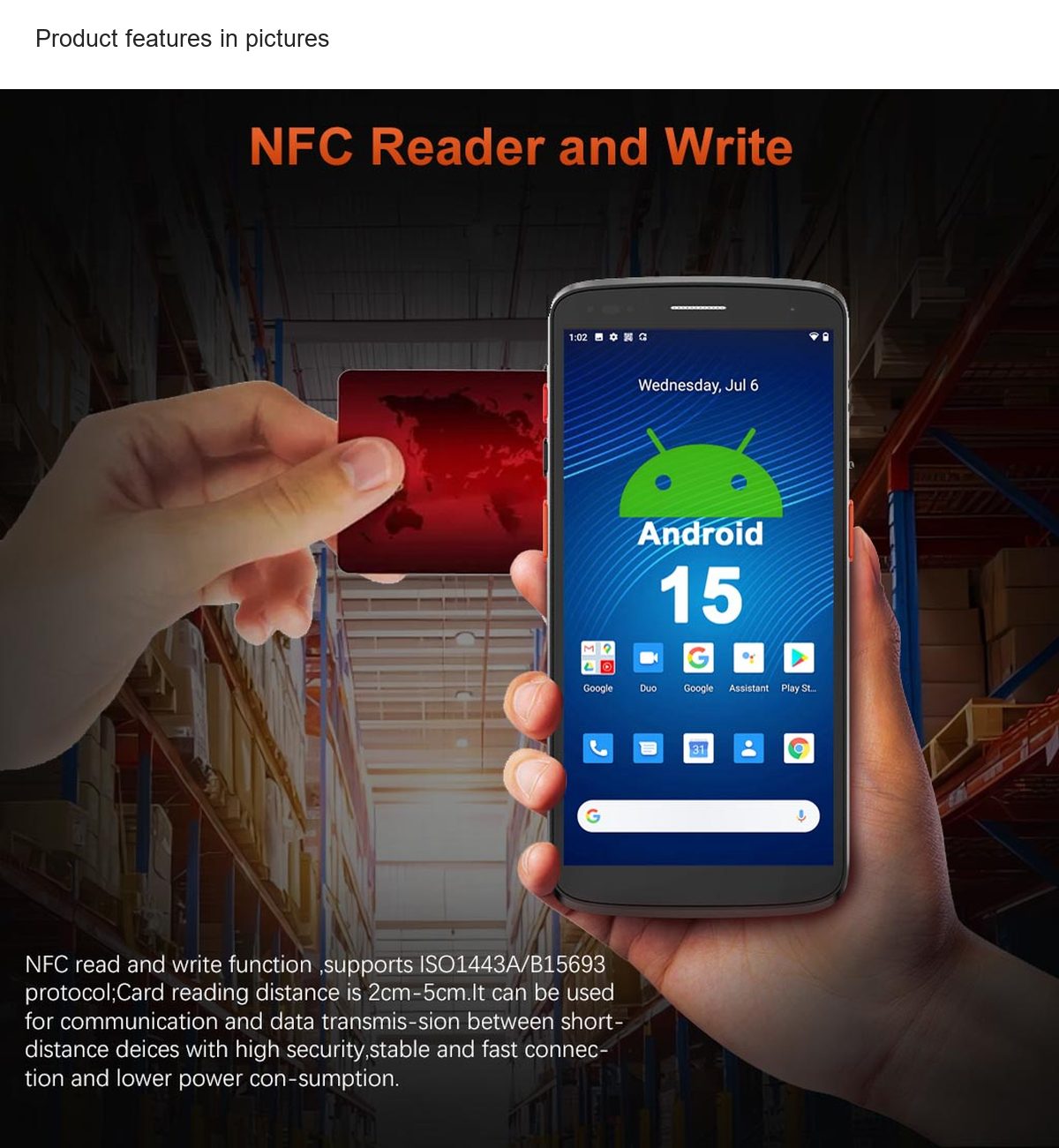 RUGLINE F2 mobile computers feature illustration