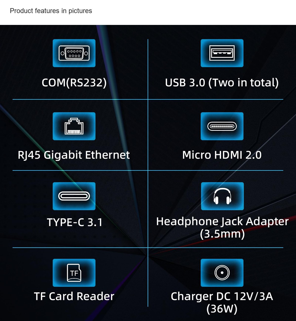 RUGLINE RF7G rugged tablets feature illustration