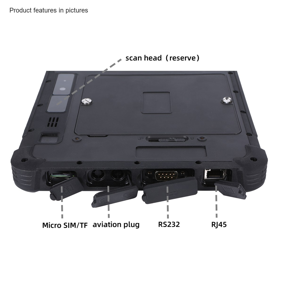 RUGLINE RT-10C rugged tablets feature illustration