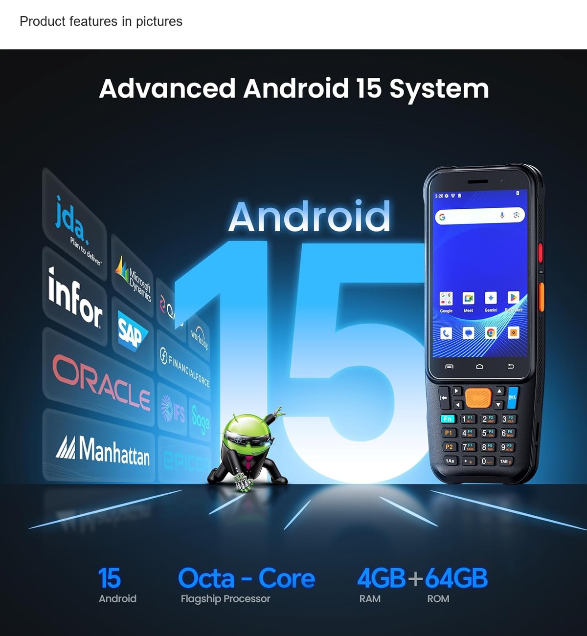 RUGLINE RT-F1 mobile computers feature illustration