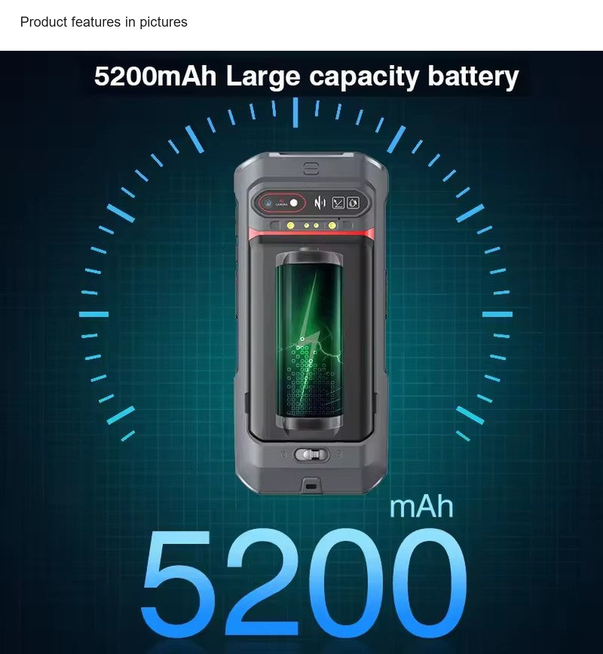 RUGLINE RT-F505 mobile computers feature illustration
