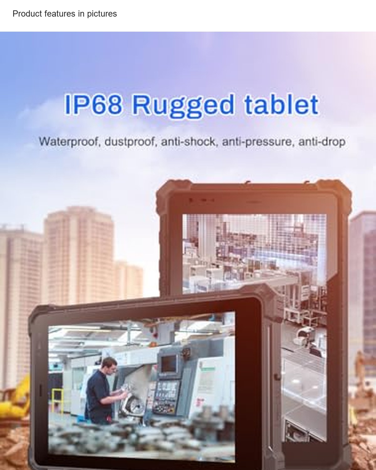 RUGLINE RT-I10Y rugged tablets feature illustration