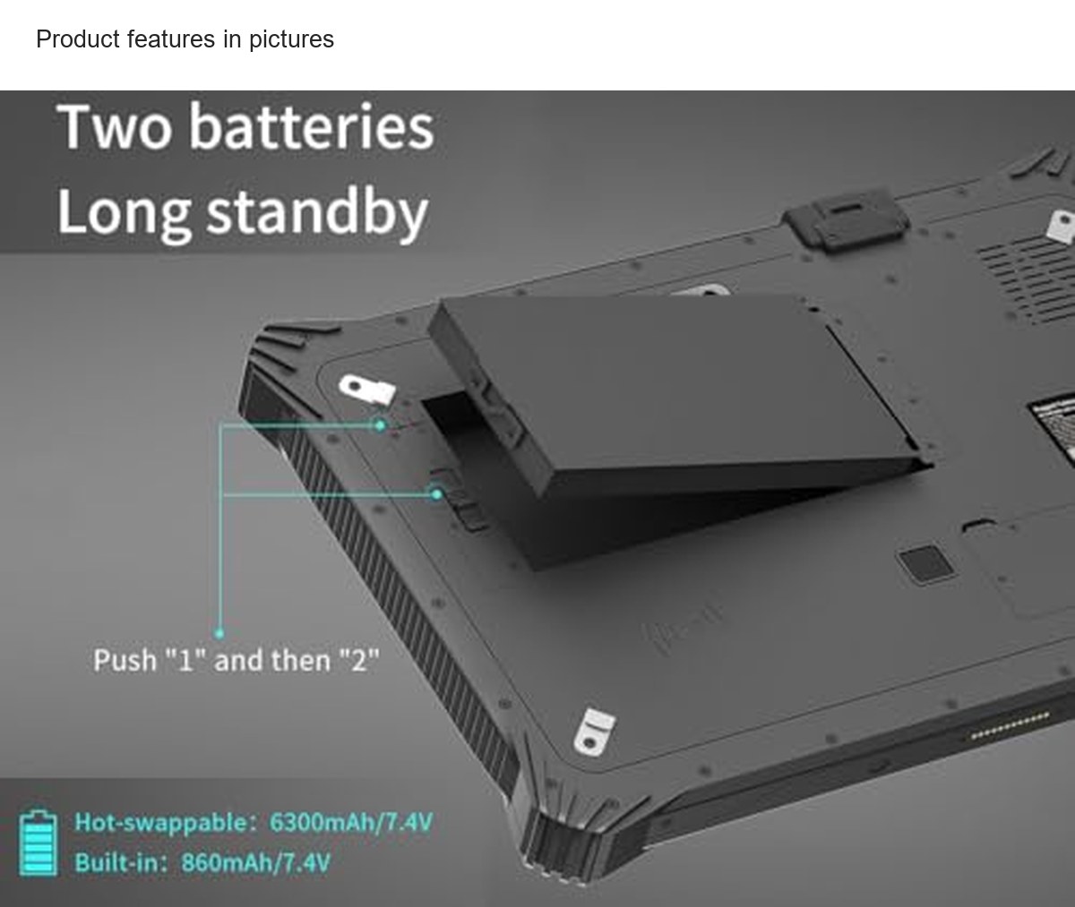 RUGLINE RT-I20J rugged tablets feature illustration