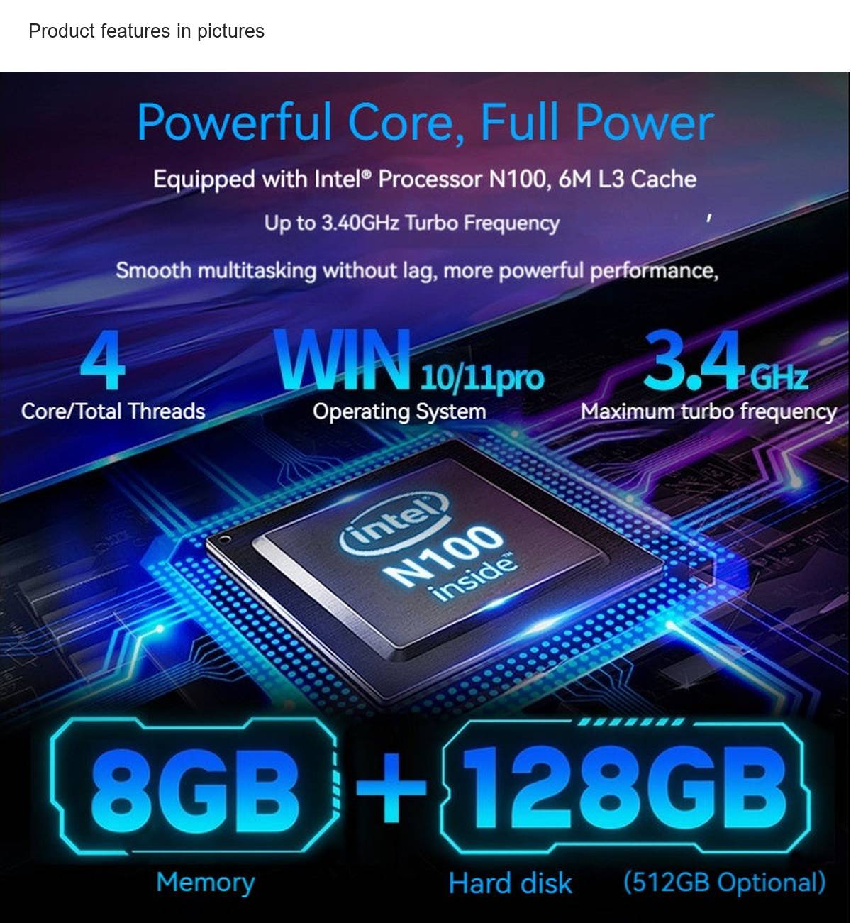 Product features in pictures
