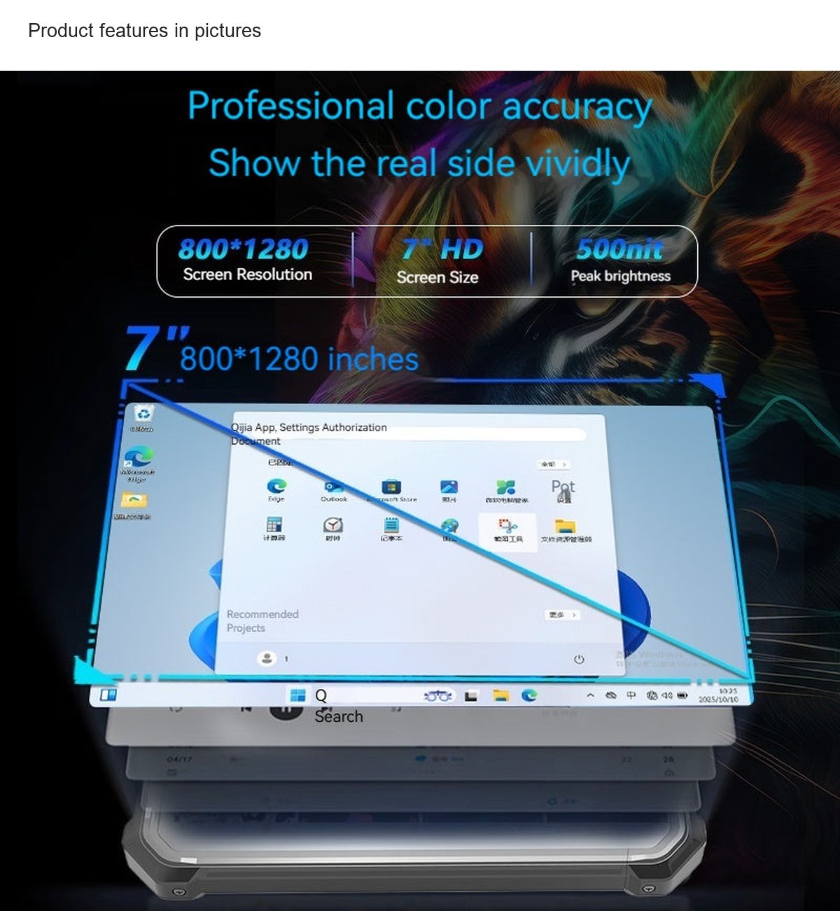 Product features in pictures