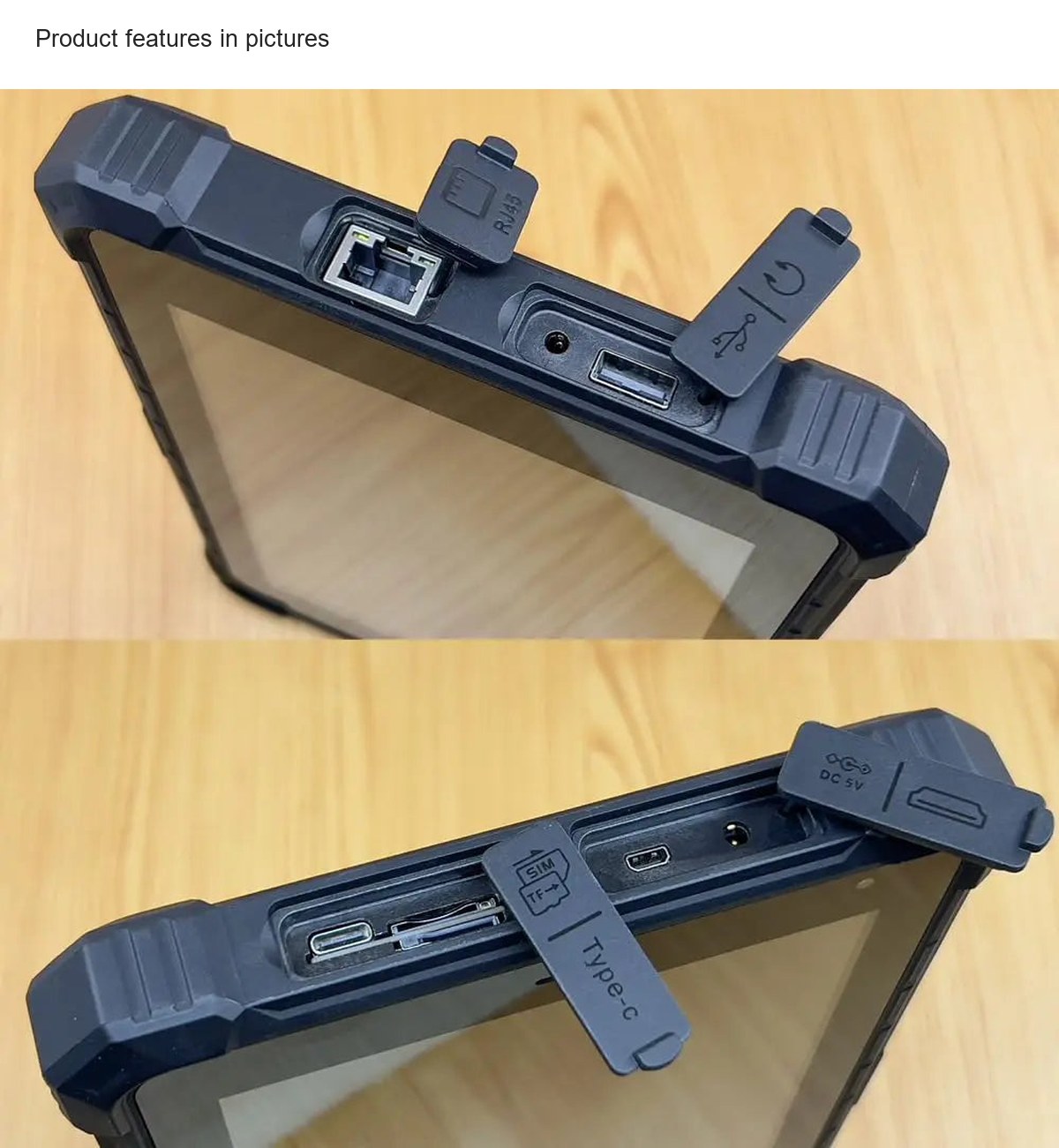 RUGLINE RT-I80N rugged tablets feature illustration