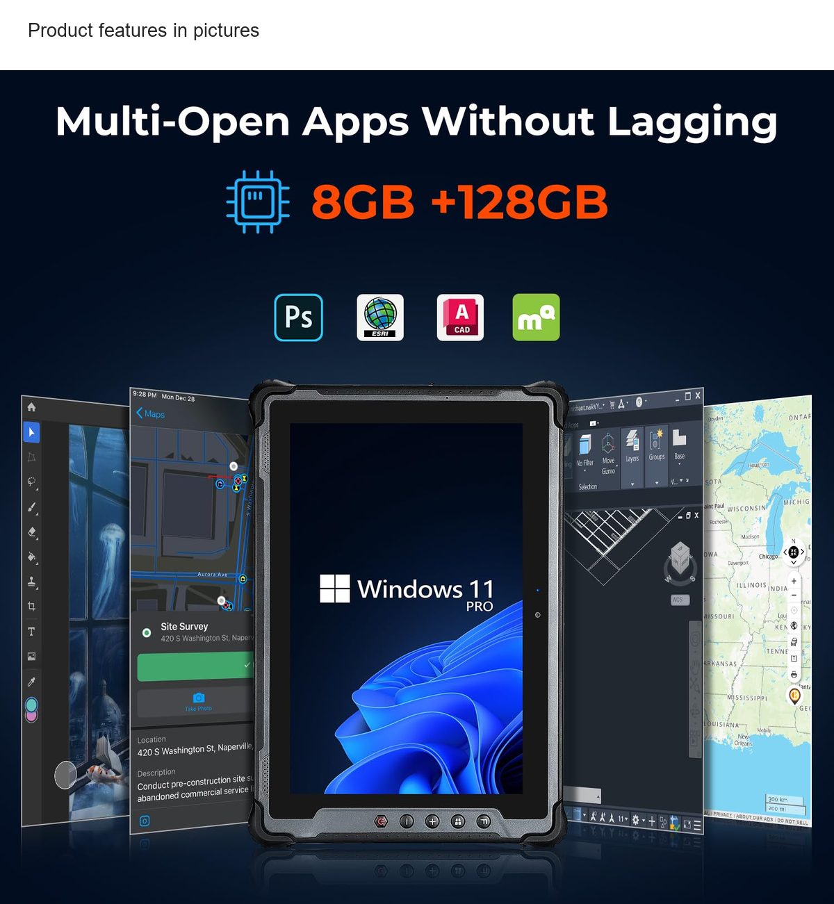 Product features in pictures