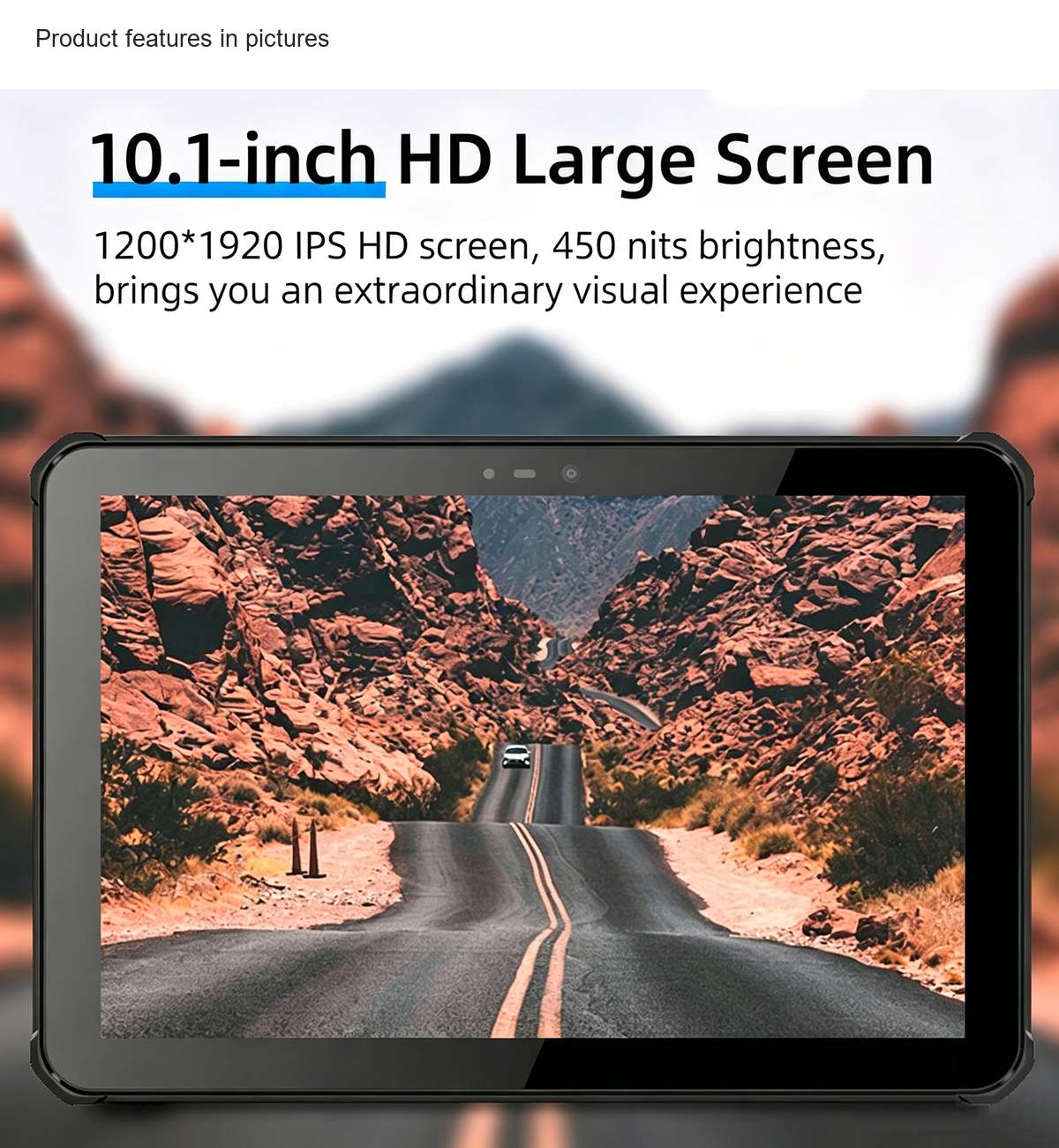 RUGLINE RT-T1 rugged tablets feature illustration