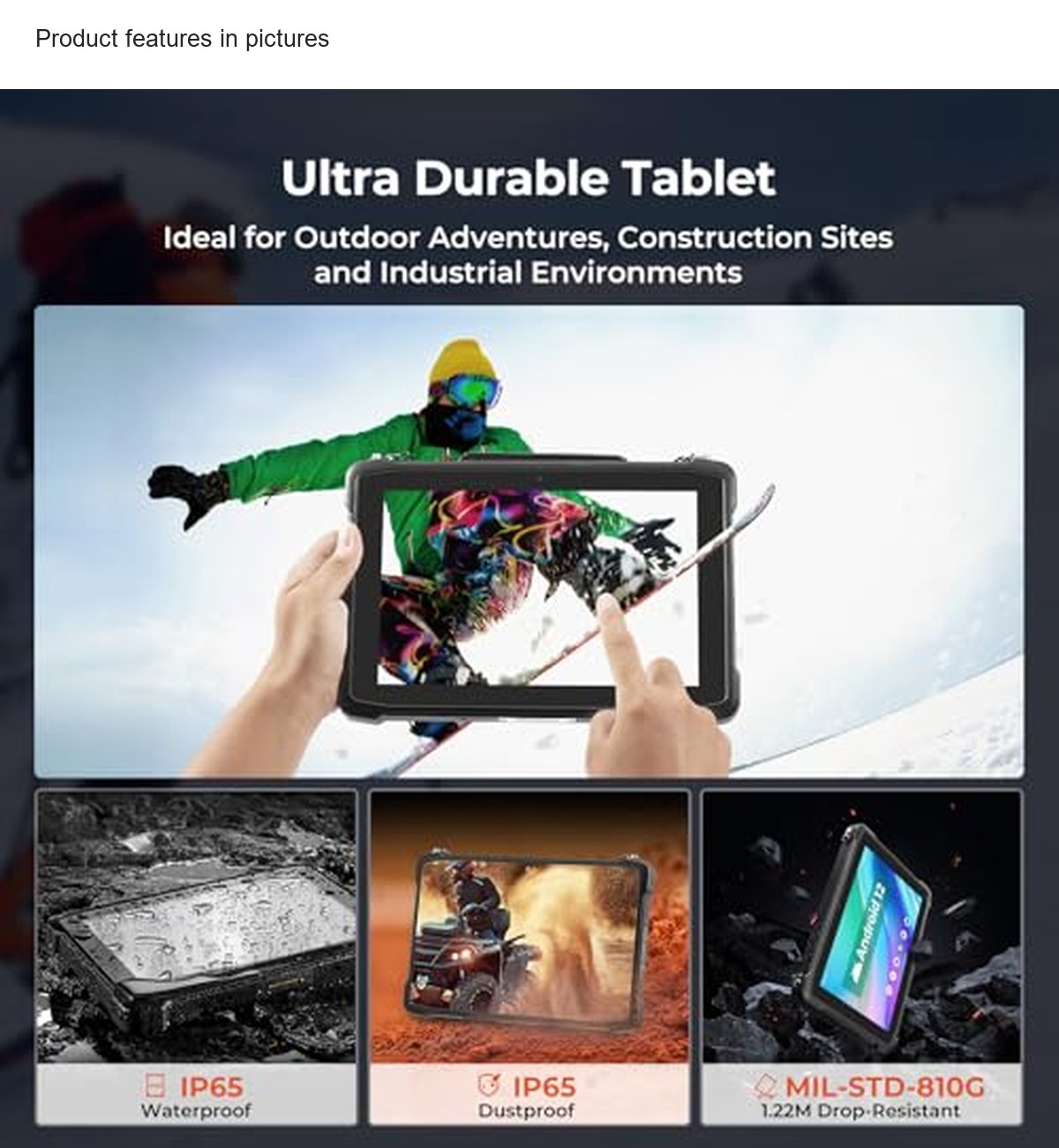 Product features in pictures