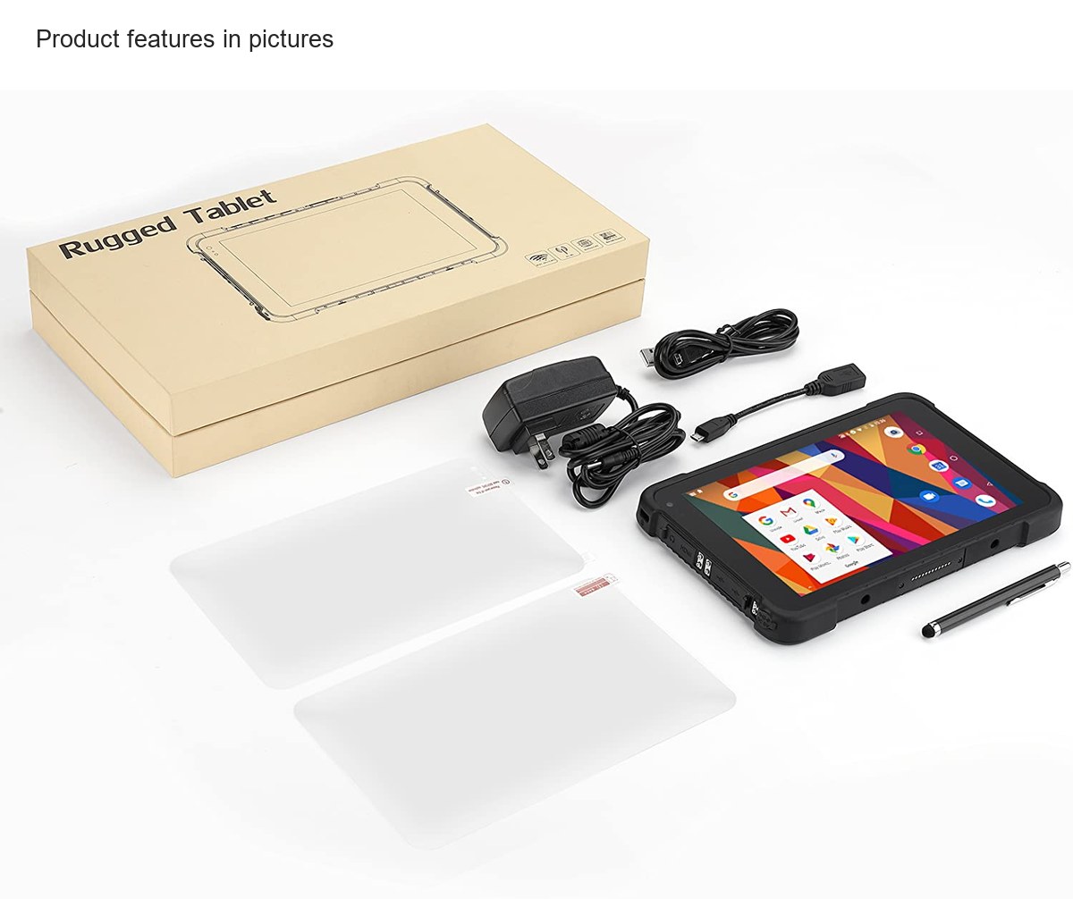 RUGLINE RT-T86X rugged tablets feature illustration