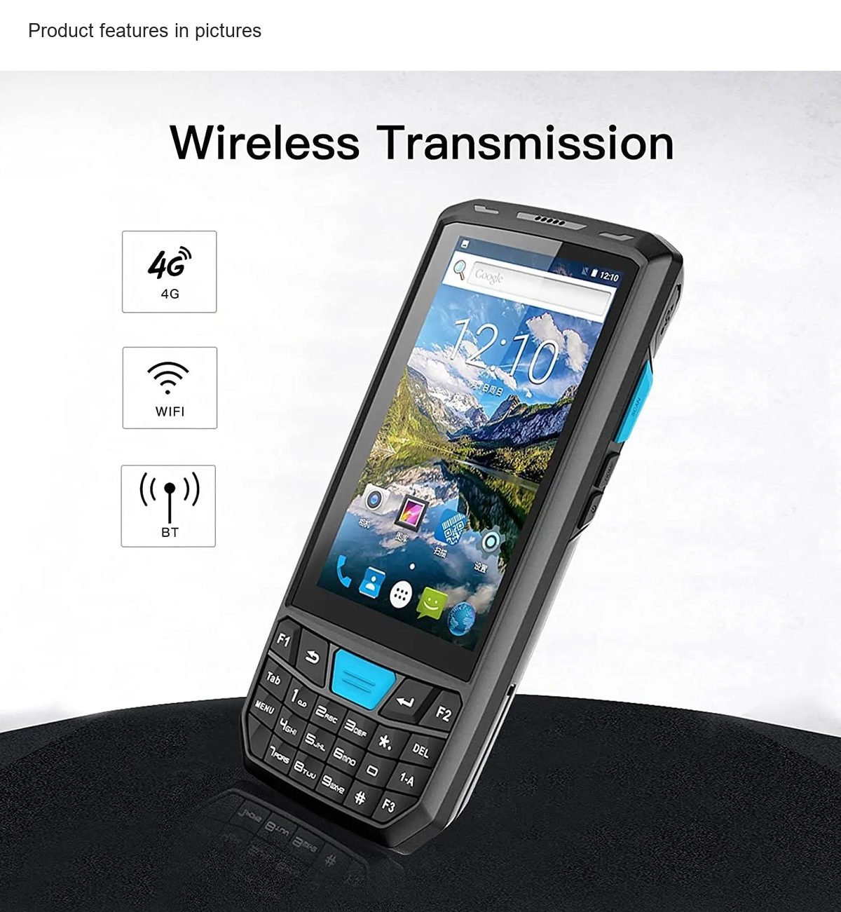 RUGLINE RT810 mobile computers feature illustration