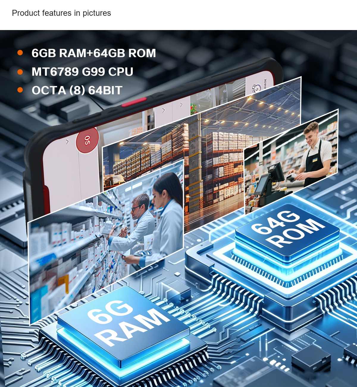 Product features in pictures