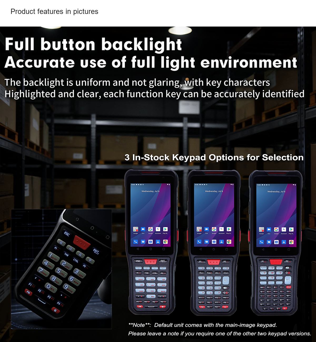 Product features in pictures