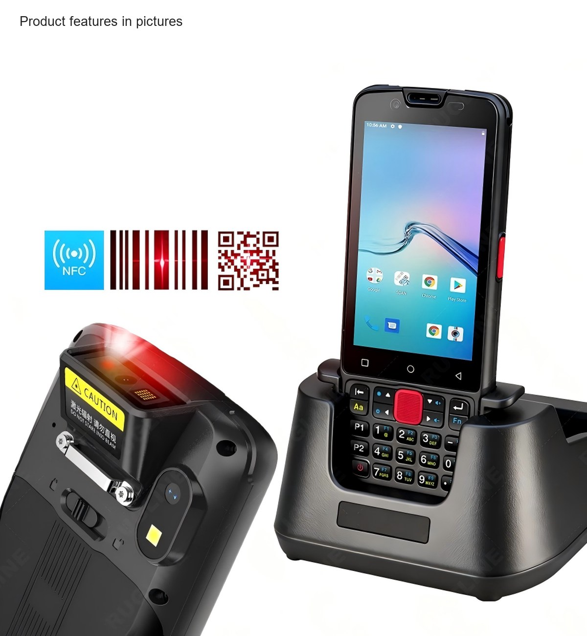 RUGLINE T40 mobile computers feature illustration