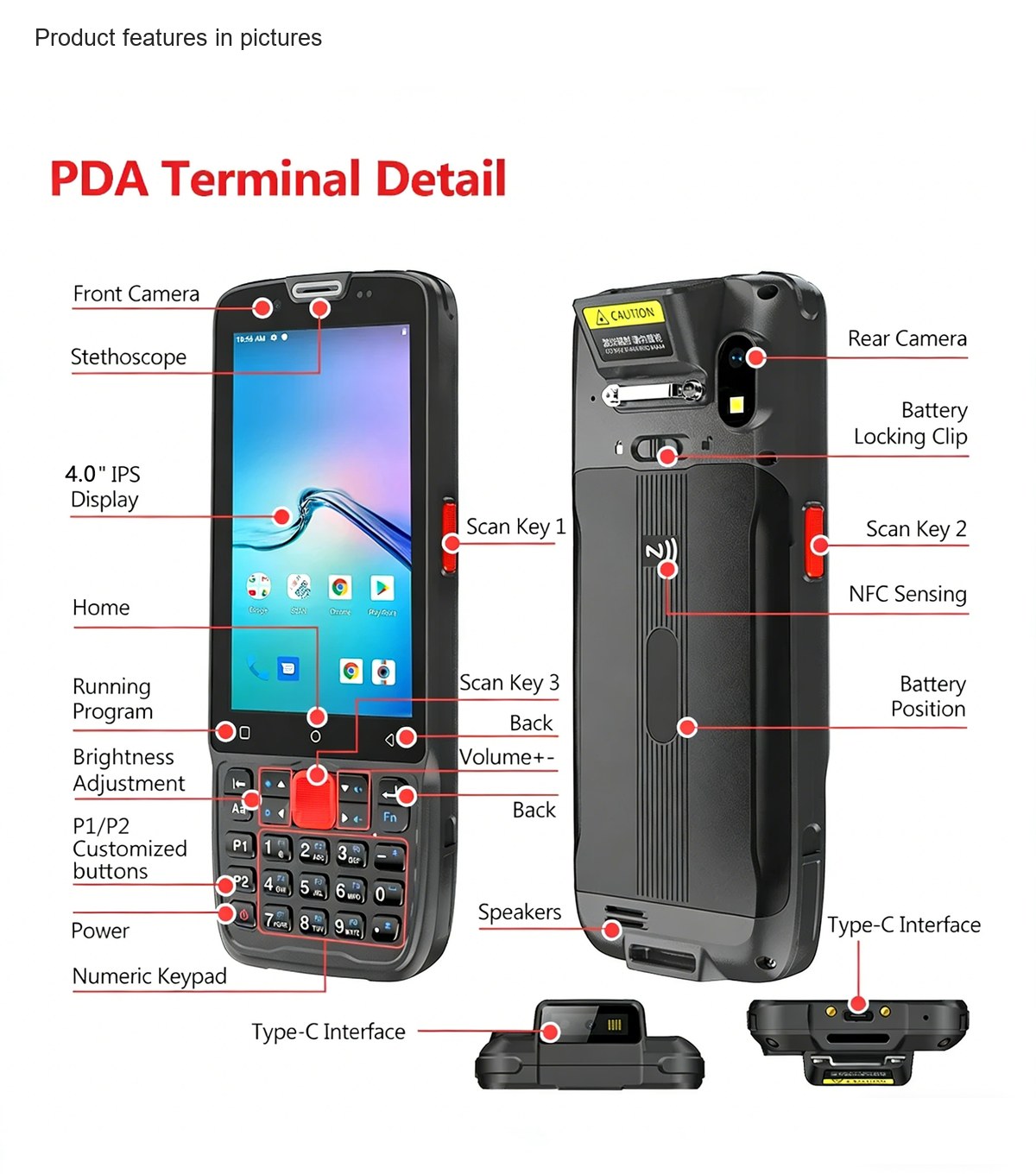 RUGLINE T40 mobile computers feature illustration
