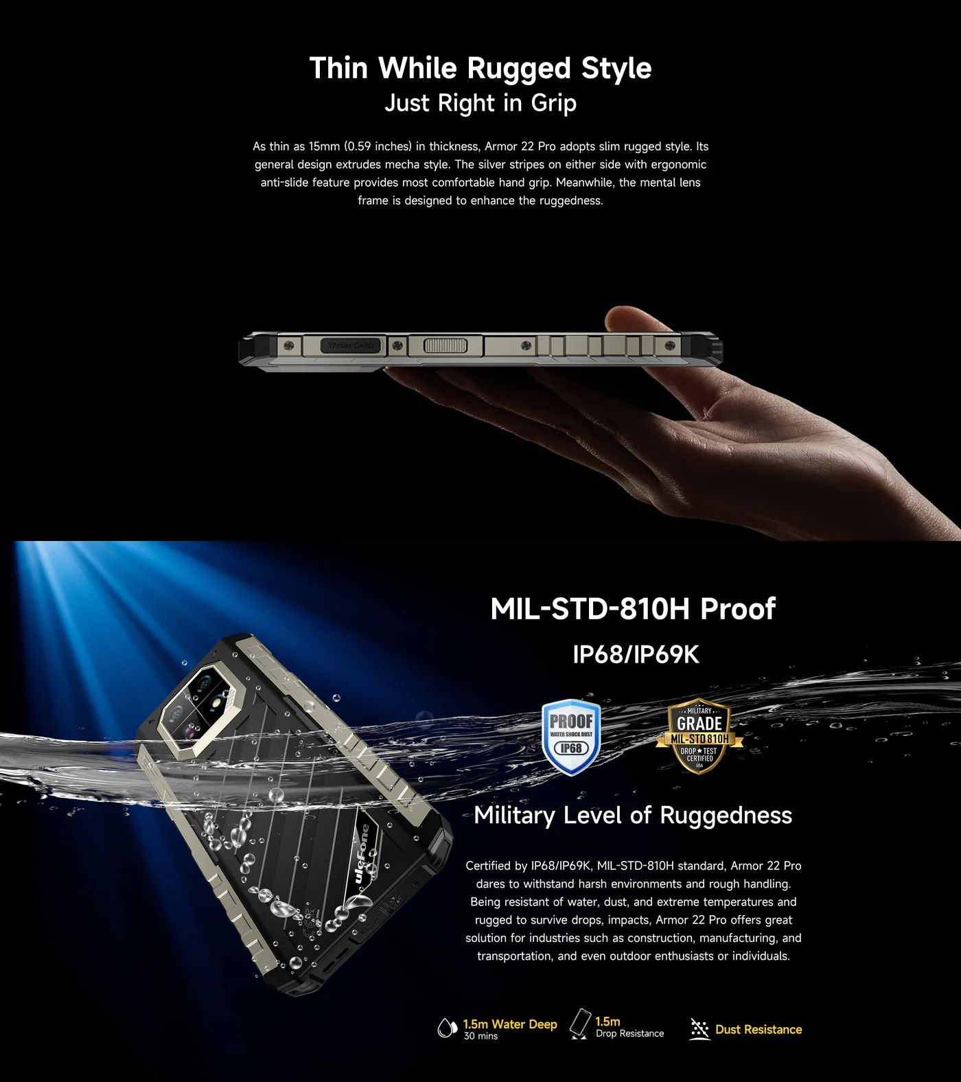 Ulefone Armor 22 Pro features and specifications 2