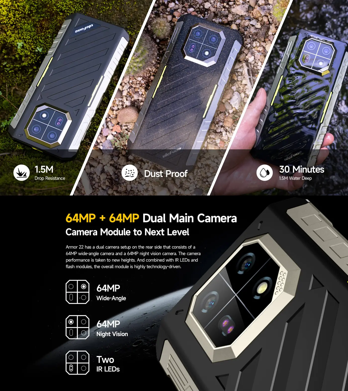 Ulefone Armor 22 features and specifications 3