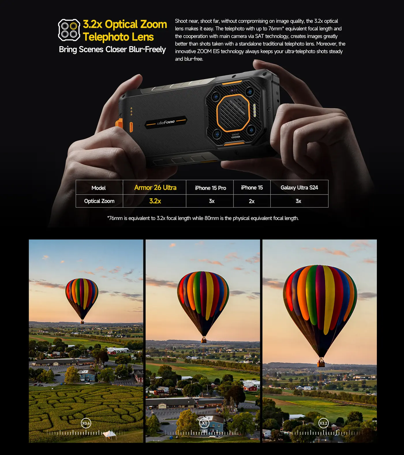 Ulefone Armor 26 Ultra Walkie-Talkie features and specifications 8
