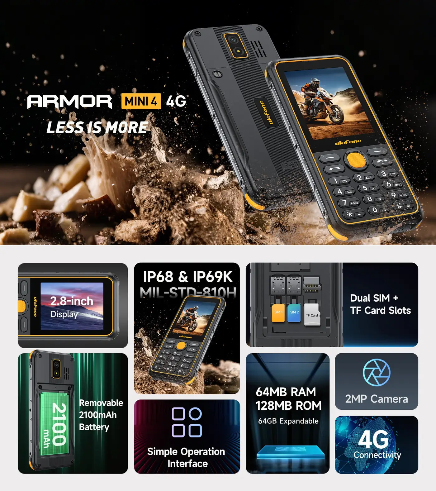 Ulefone Armor Mini 4 features and specifications 1