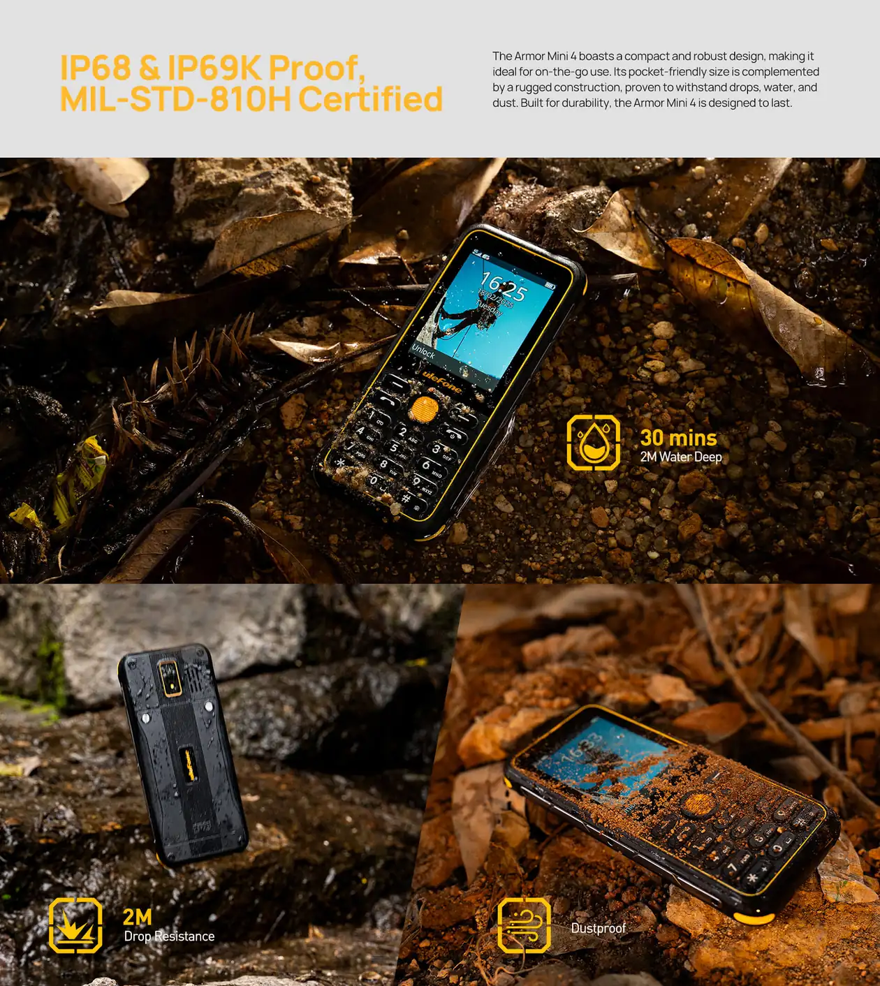 Ulefone Armor Mini 4 features and specifications 2