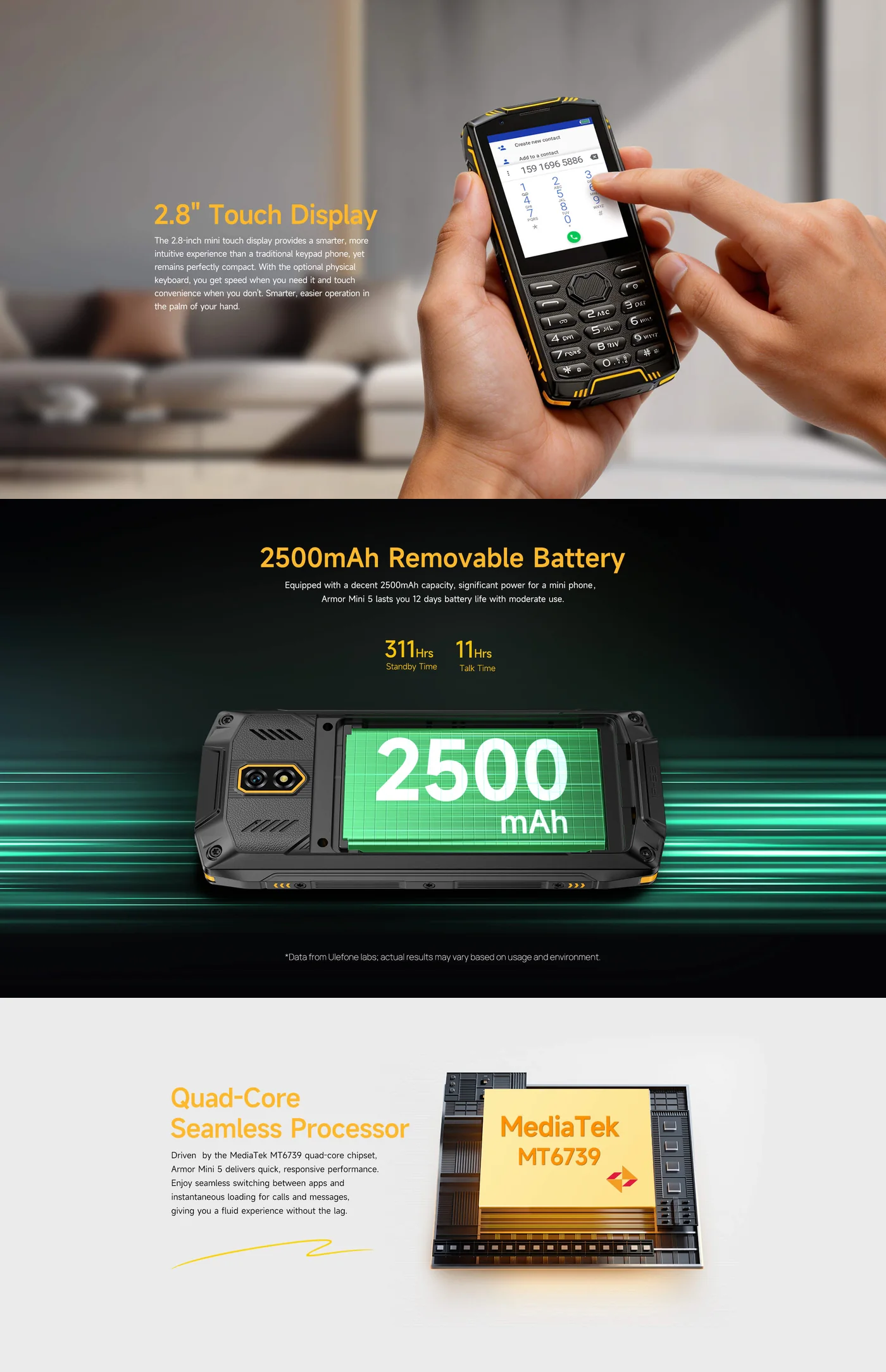 Ulefone Armor Mini 5 features and specifications 5