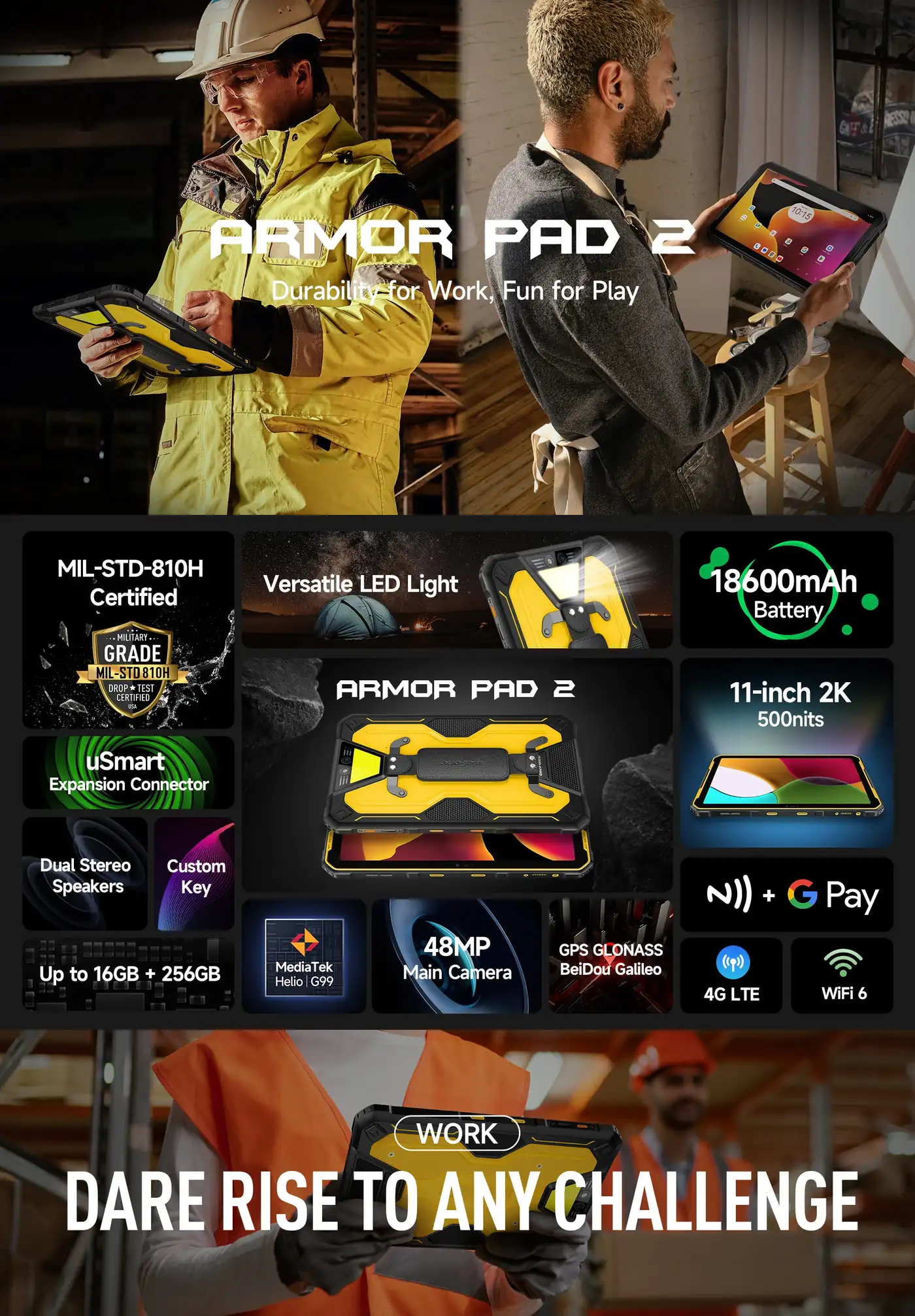 Ulefone Armor Pad 2 features and specifications 1