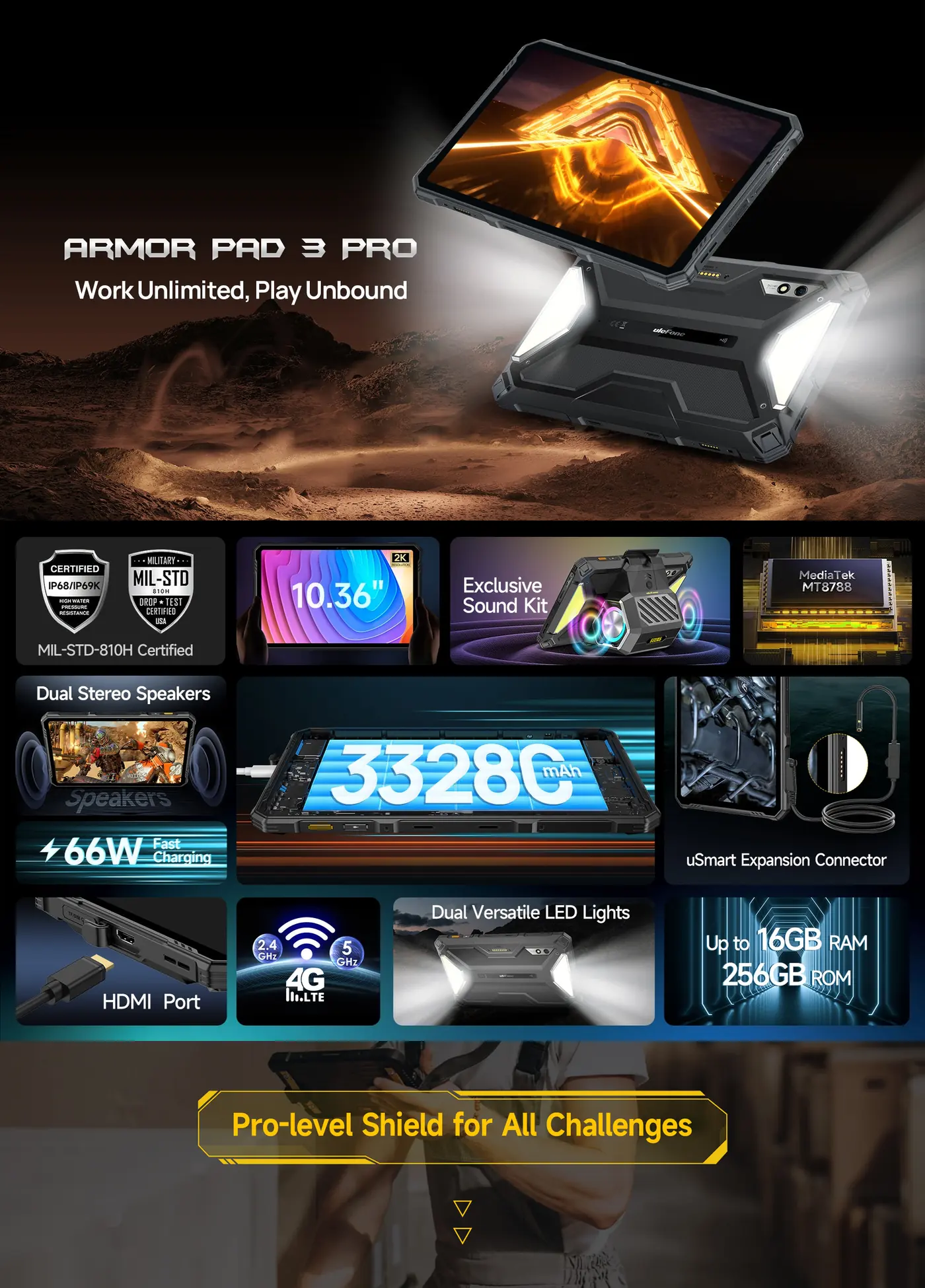 Ulefone Armor Pad 3 Pro features and specifications 1