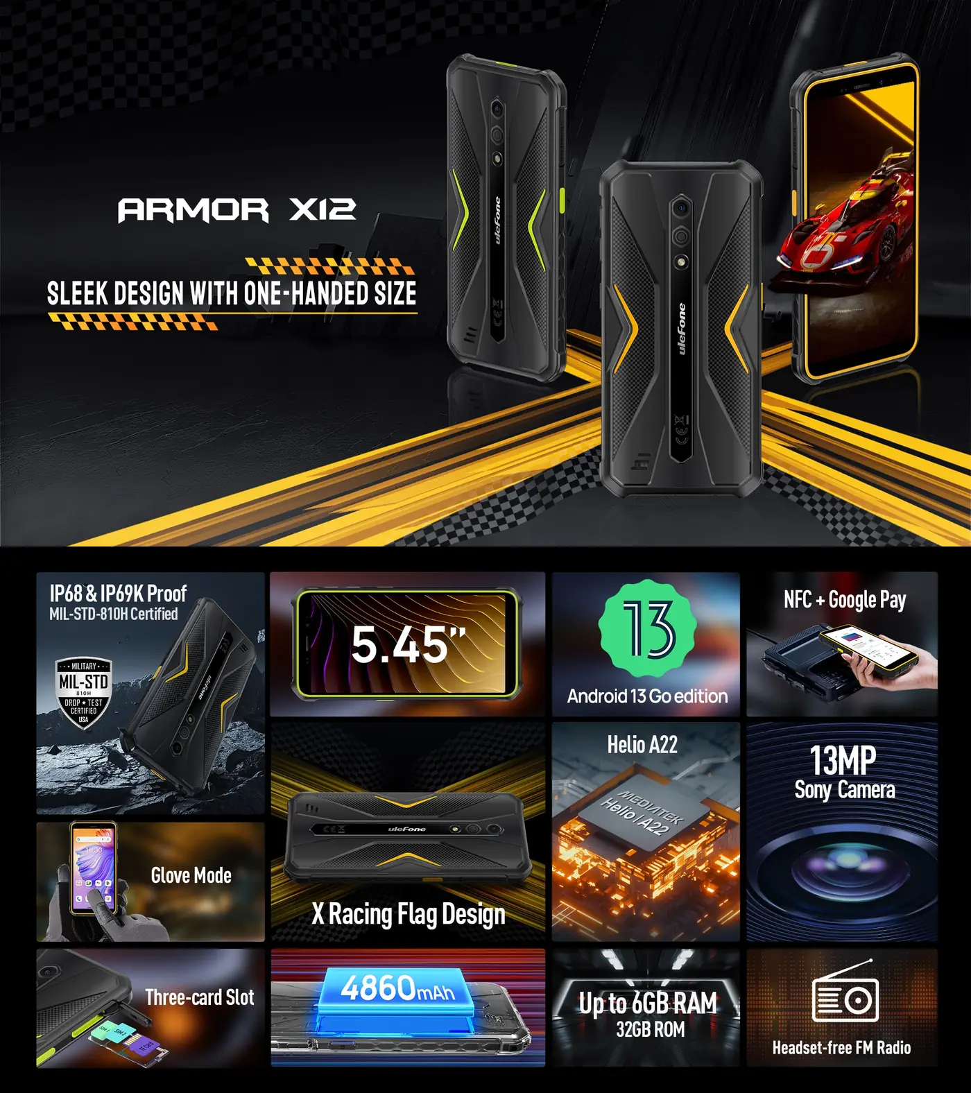 Ulefone Armor X12 features and specifications 1