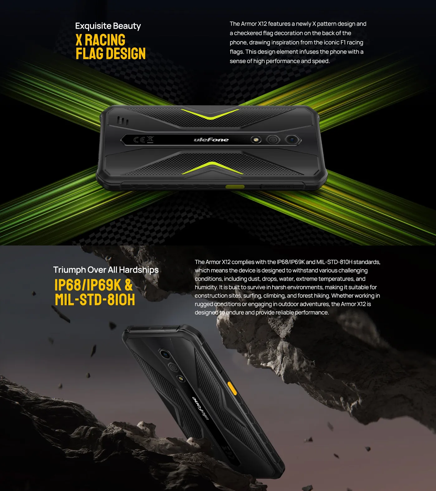 Ulefone Armor X12 features and specifications 2