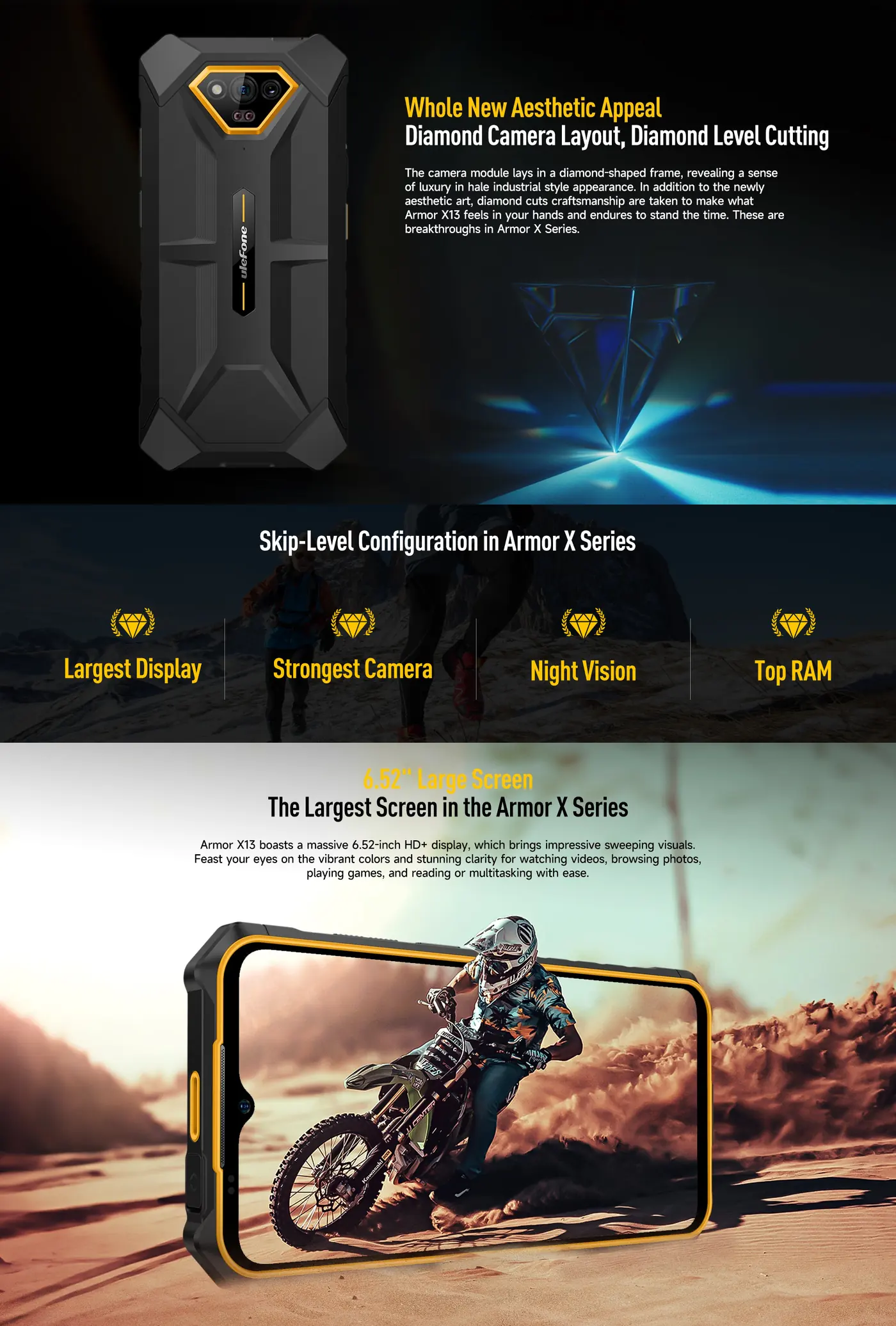Ulefone Armor X13 features and specifications 2