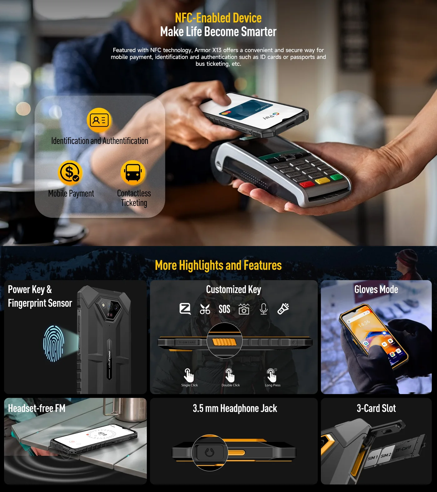 Ulefone Armor X13 features and specifications 9