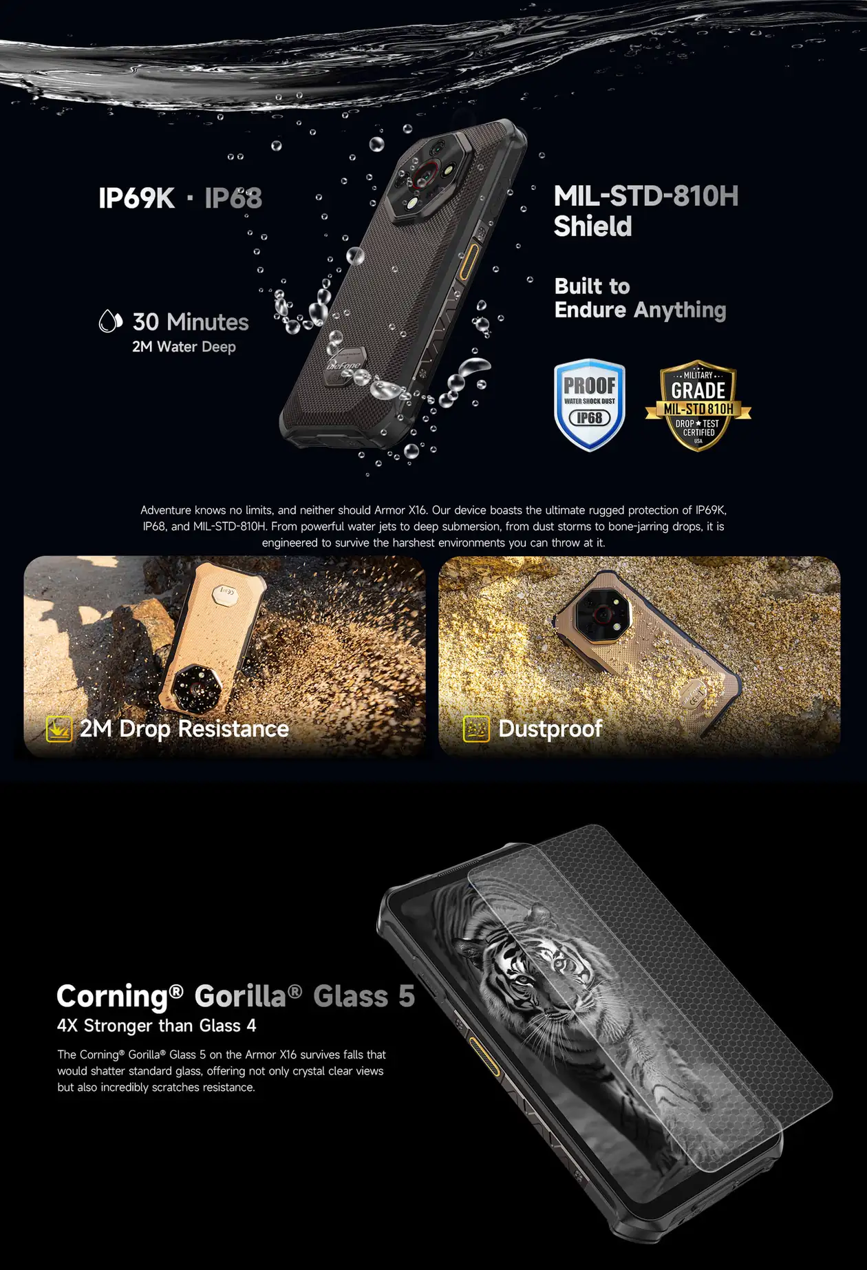 Ulefone Armor X16 features and specifications 6