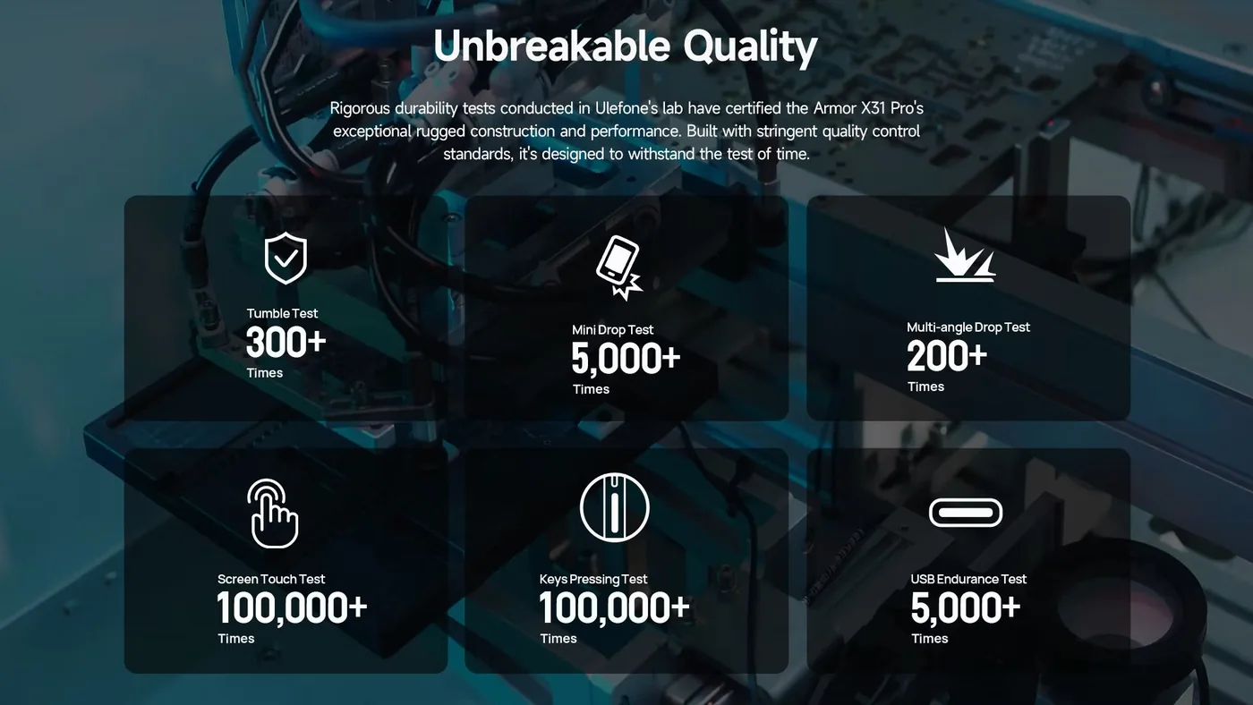 Ulefone Armor X31 Pro features and specifications 13