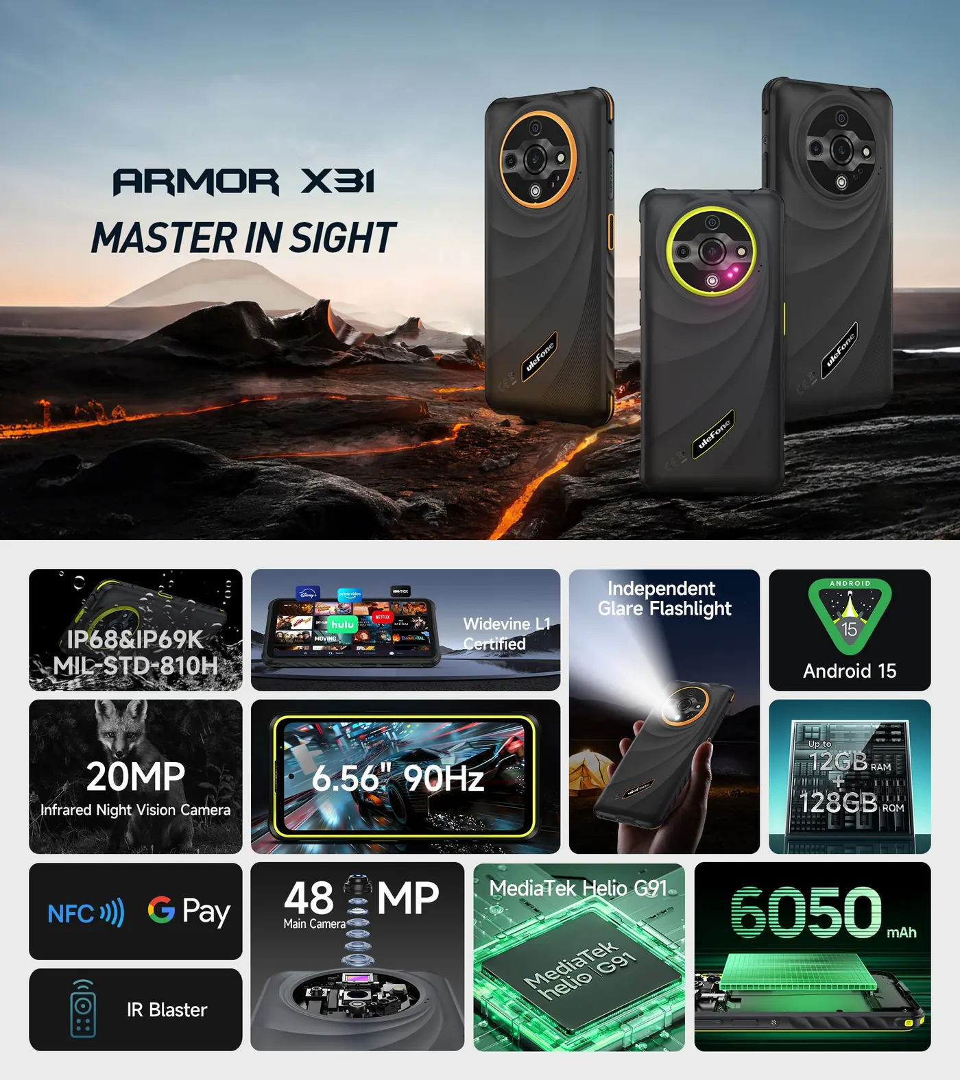 Ulefone Armor X31 features and specifications 1