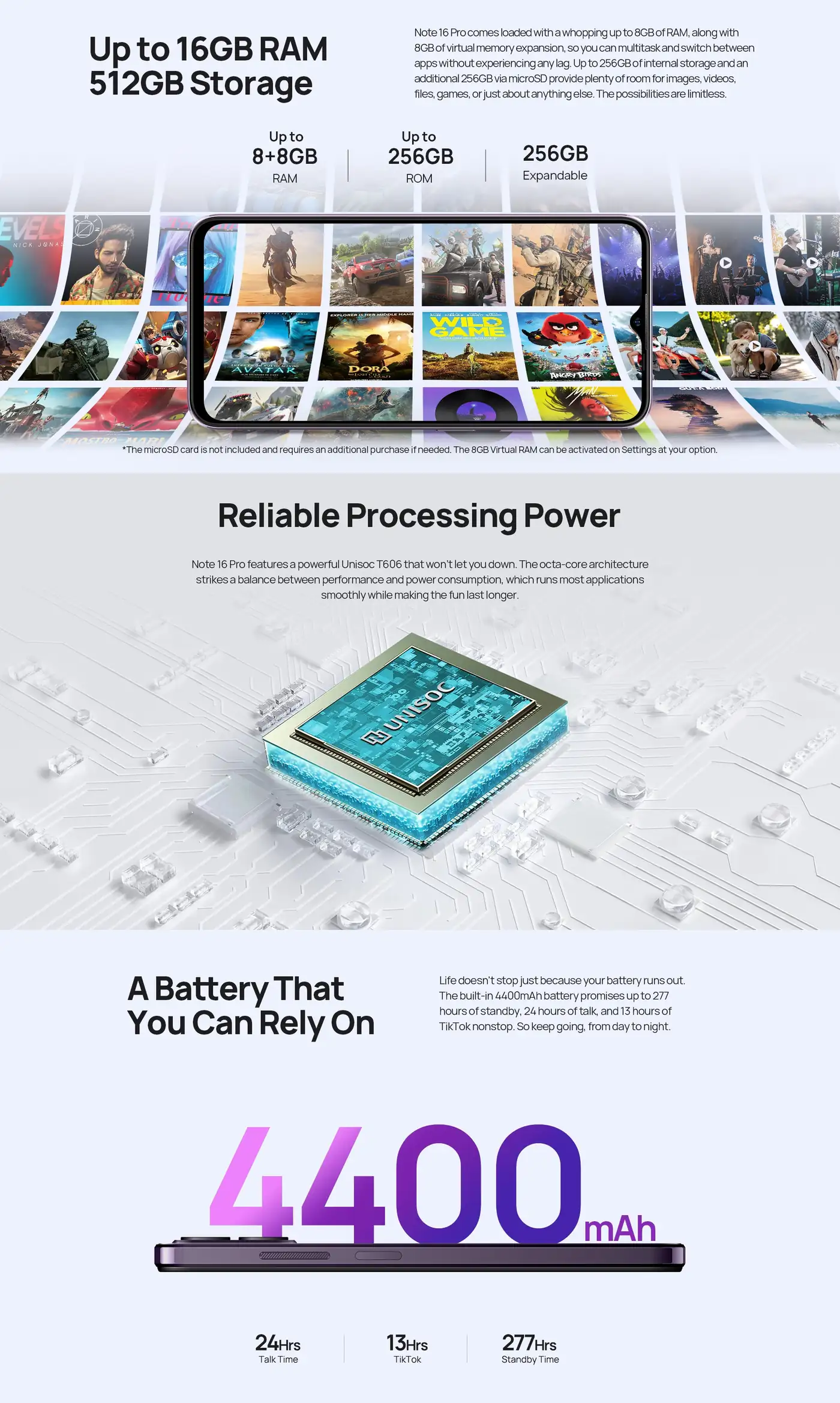 Ulefone Note 16 Pro features and specifications 9