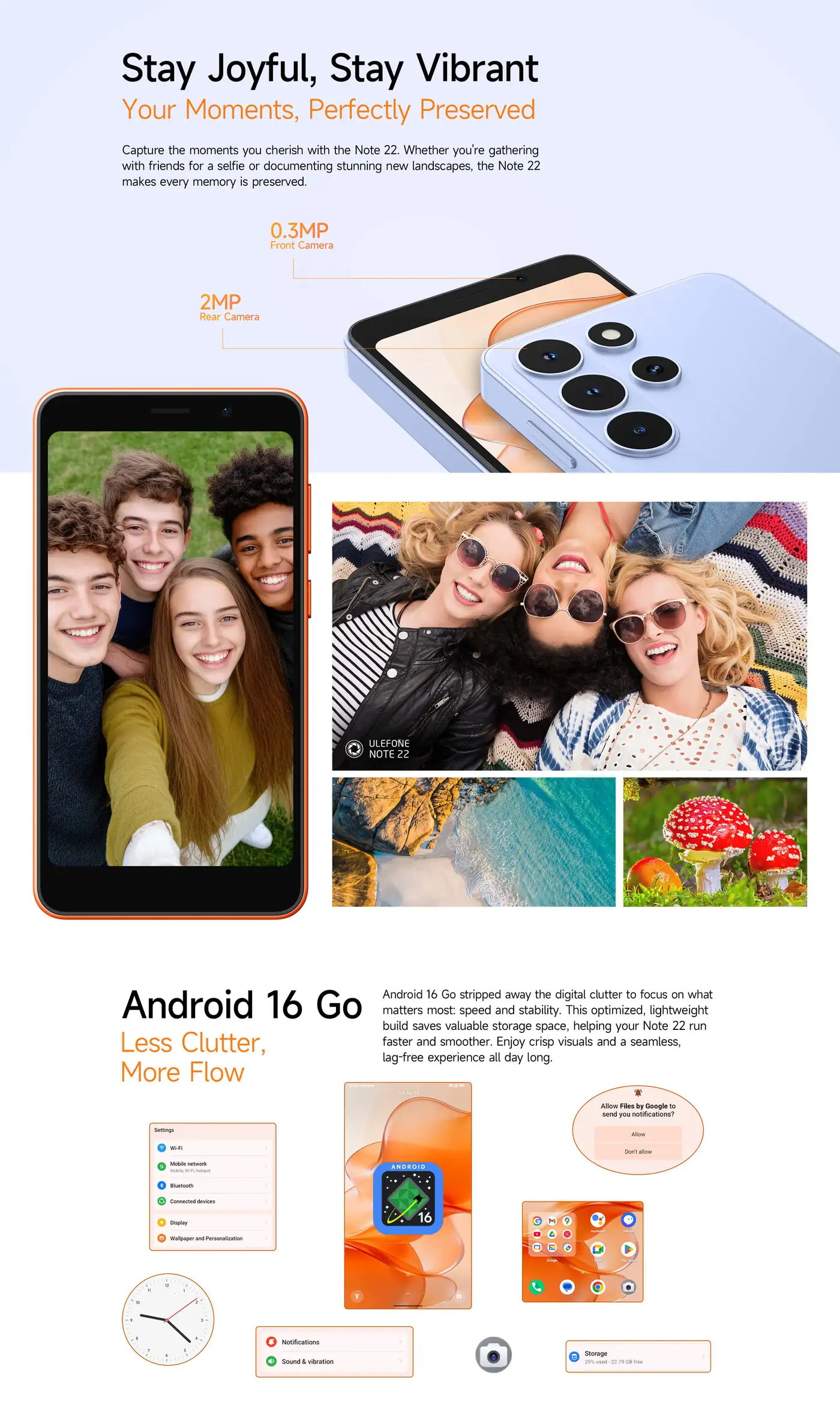 Ulefone Note 22 features and specifications 5