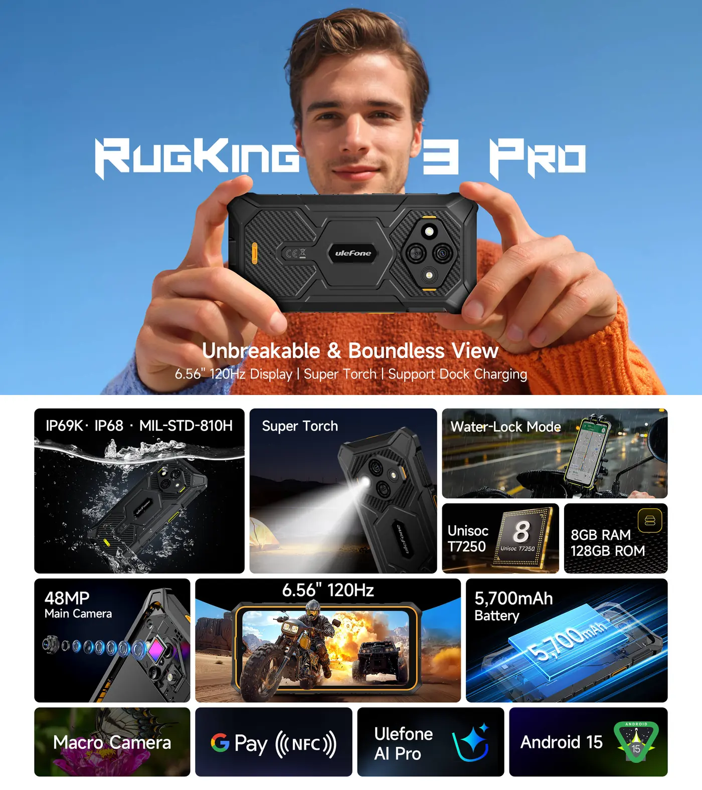 Ulefone RugKing 3 Pro features and specifications 1